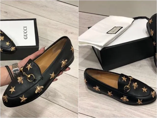 Мокасины Gucci.