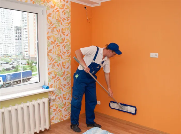 Вымойте стены