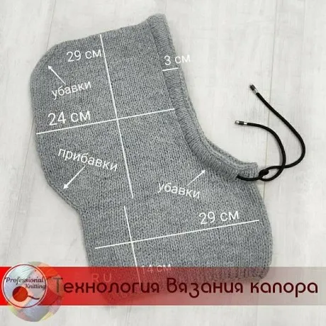 Капор спицами 0