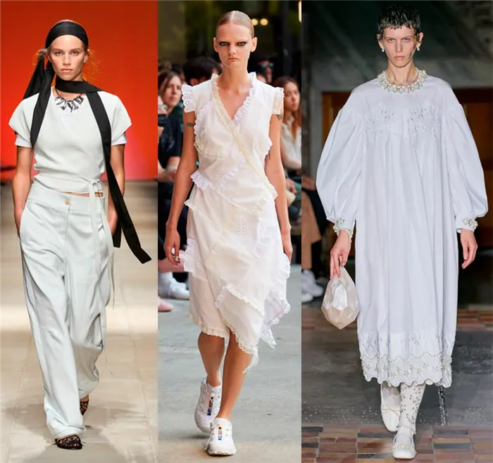 Total white look весна/лето